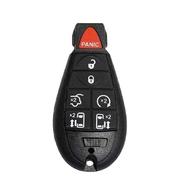 SOLIDKEYS Chrysler, Dodge, and Jeep OEM Replacement FOBIK - 7 Button w/ Remote Start, Trunk, and Hat SLD-CDHBL-G1A0